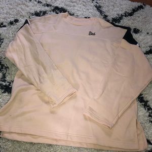 3/4 sleeve PINK sweatshirt